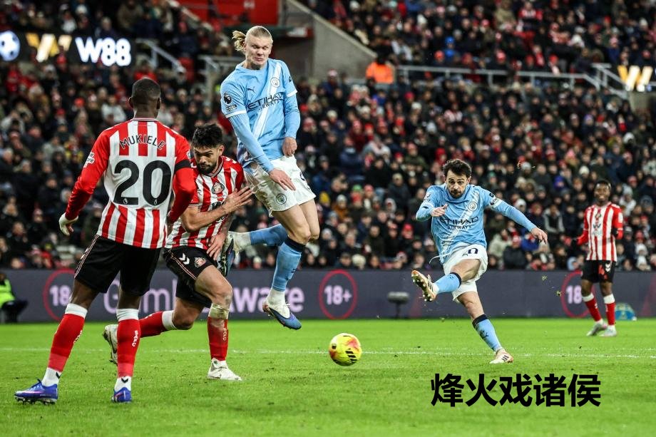 [图]英超-桑德兰0-0战平曼城 B席进球无效格瓦中柱